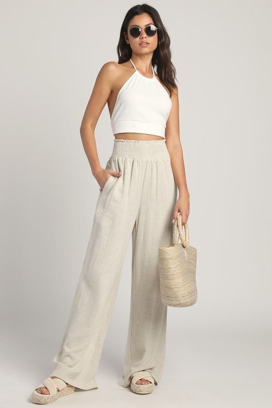 Wide-Leg Trousers